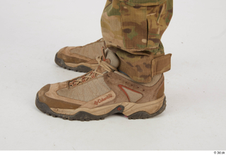 Waylon Crosby Army Pose A details of uniform leg shoes…